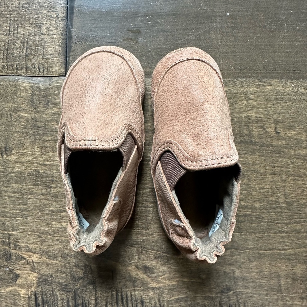 Robeez Brown Kids Moccasins